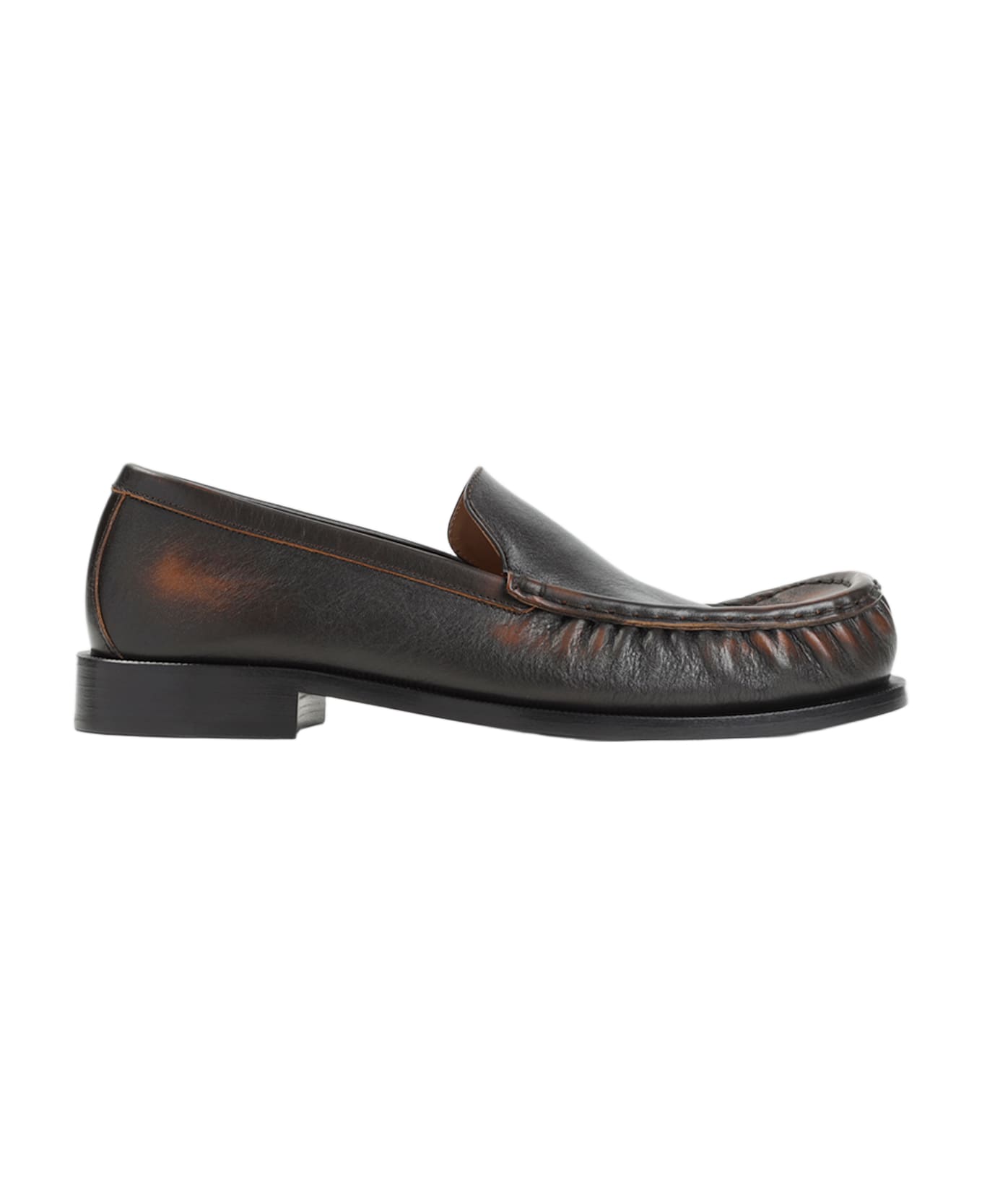 Dries Van Noten Calf Leather Loafers - Tan