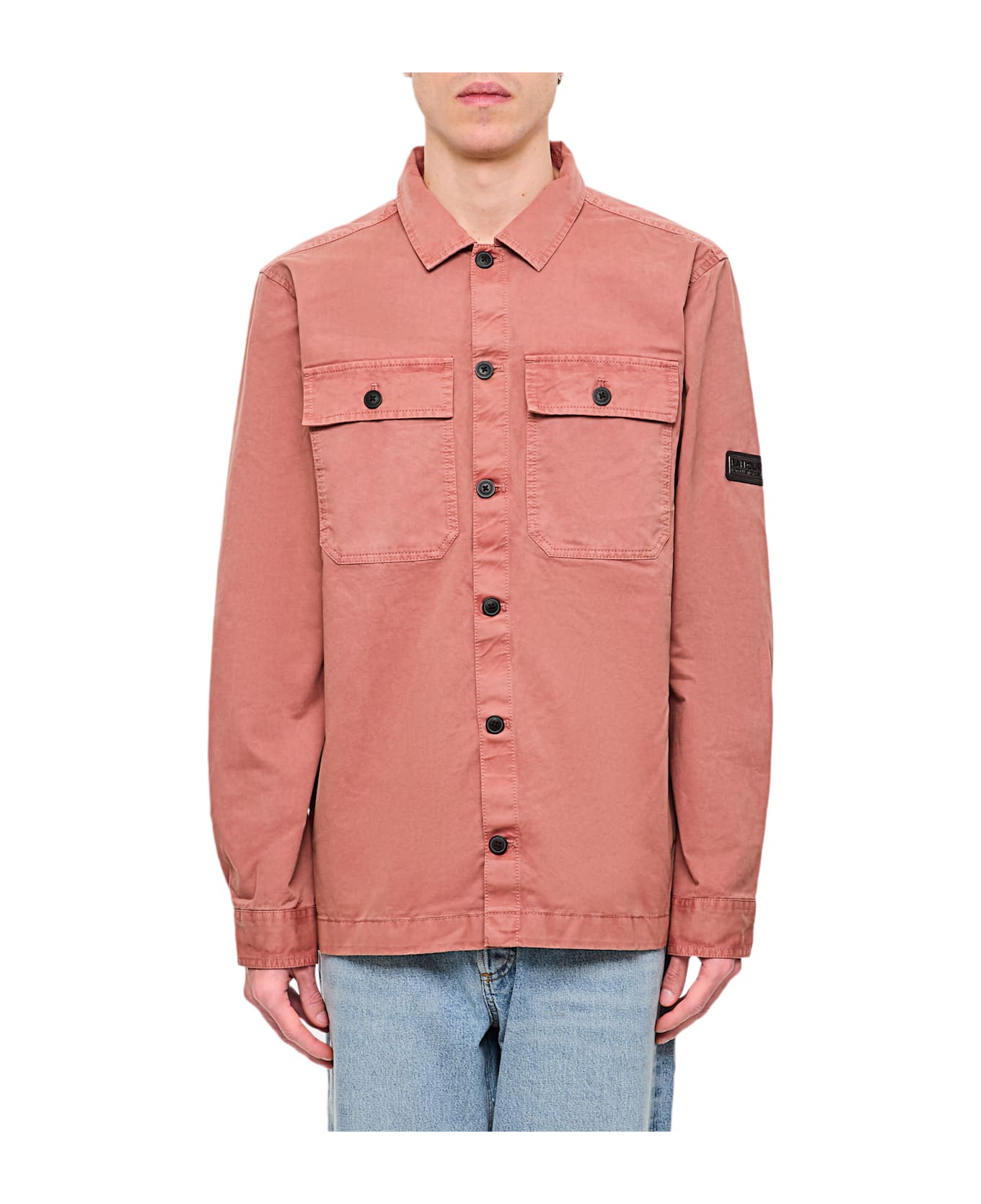 Barbour Arlo Shirt - Pink ブレザー