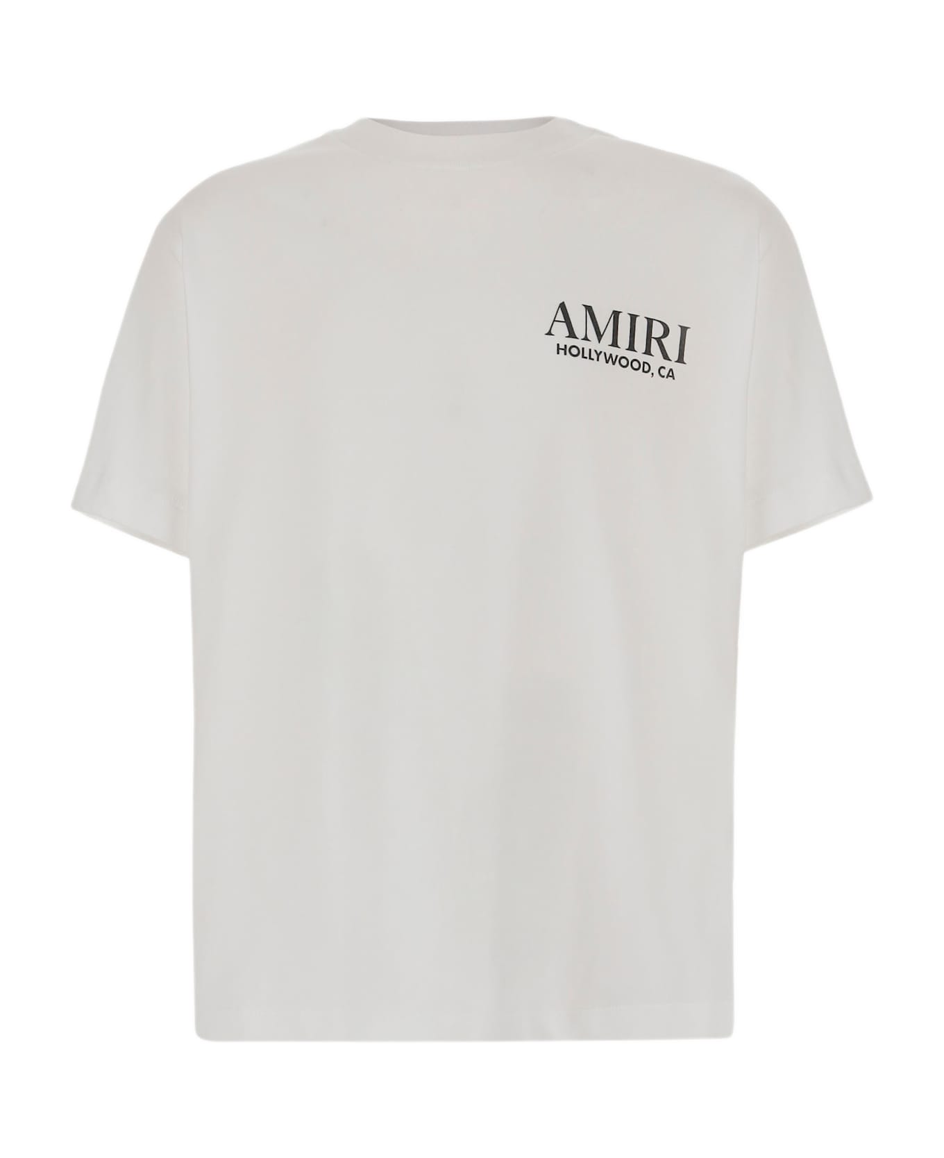 AMIRI Cotton T-shirt With Print And Logo - White