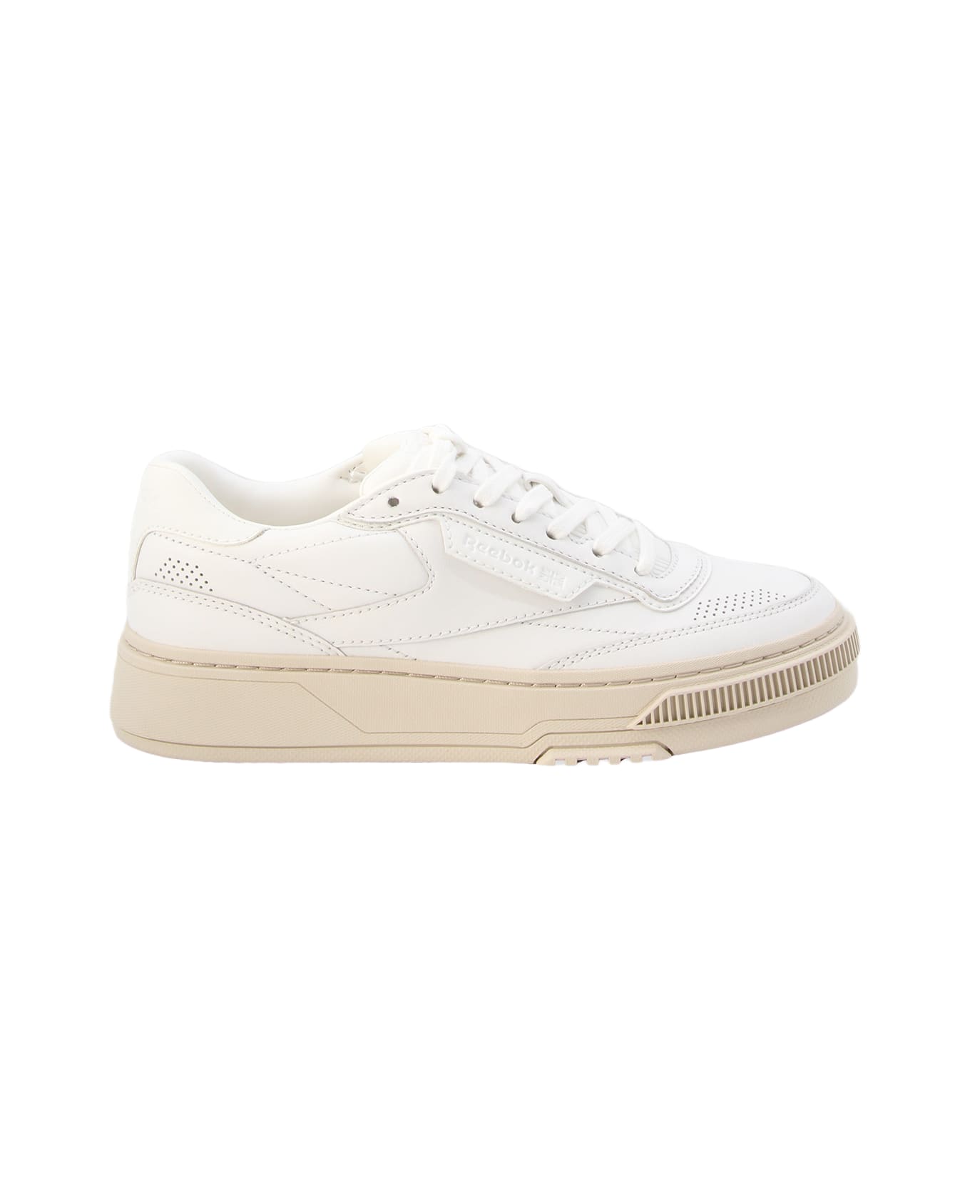 Reebok White Leather C Ltd Sneakers - White