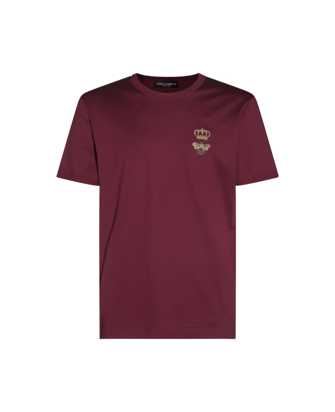 Dolce & Gabbana Purple Cotton T-shirt - VINO