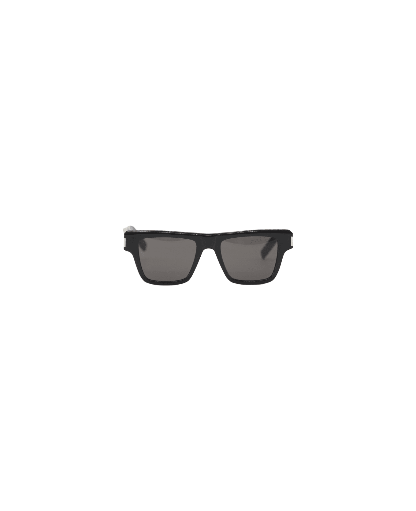 Saint Laurent Sl469 Sunglasses In Acetate With Engraved Logo On Temples - Black アイウェア