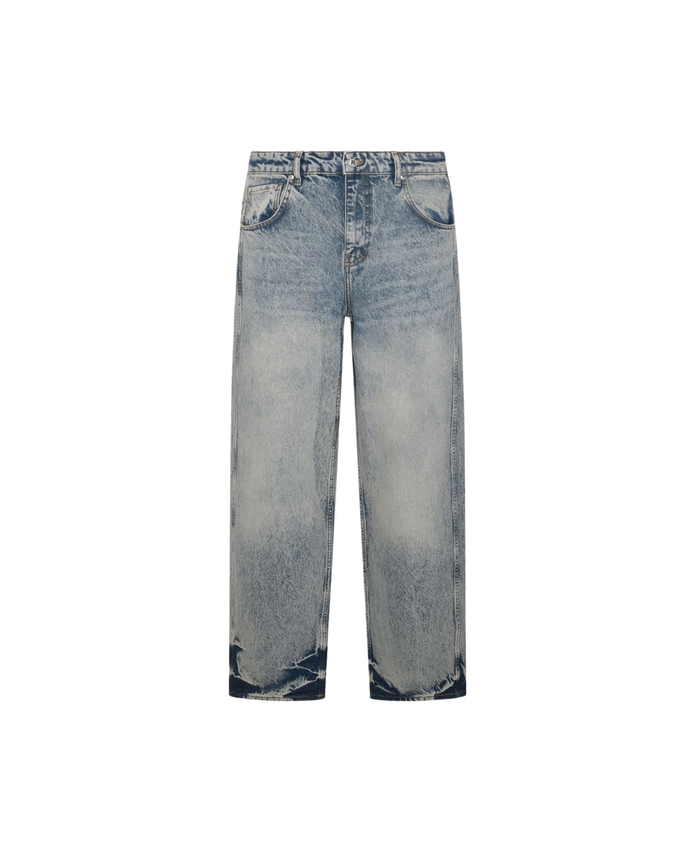 REPRESENT Blue Cotton Denim Jeans - Blue