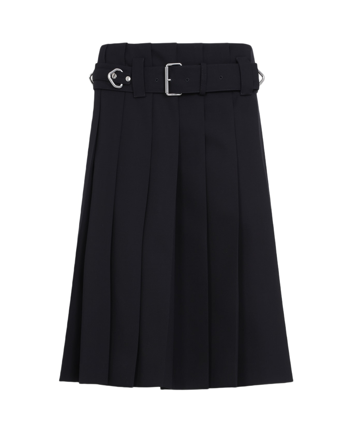 Prada Pleated Skirt - Blue