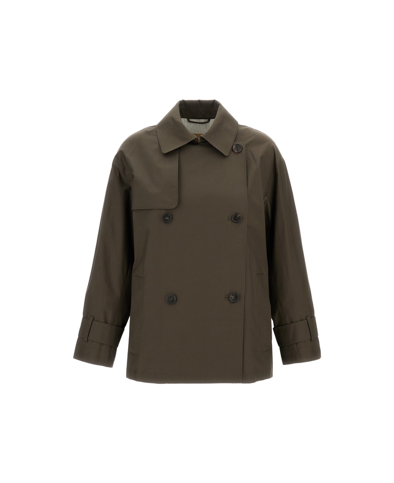 Max Mara The Cube Trench Corto Zeno - Brown