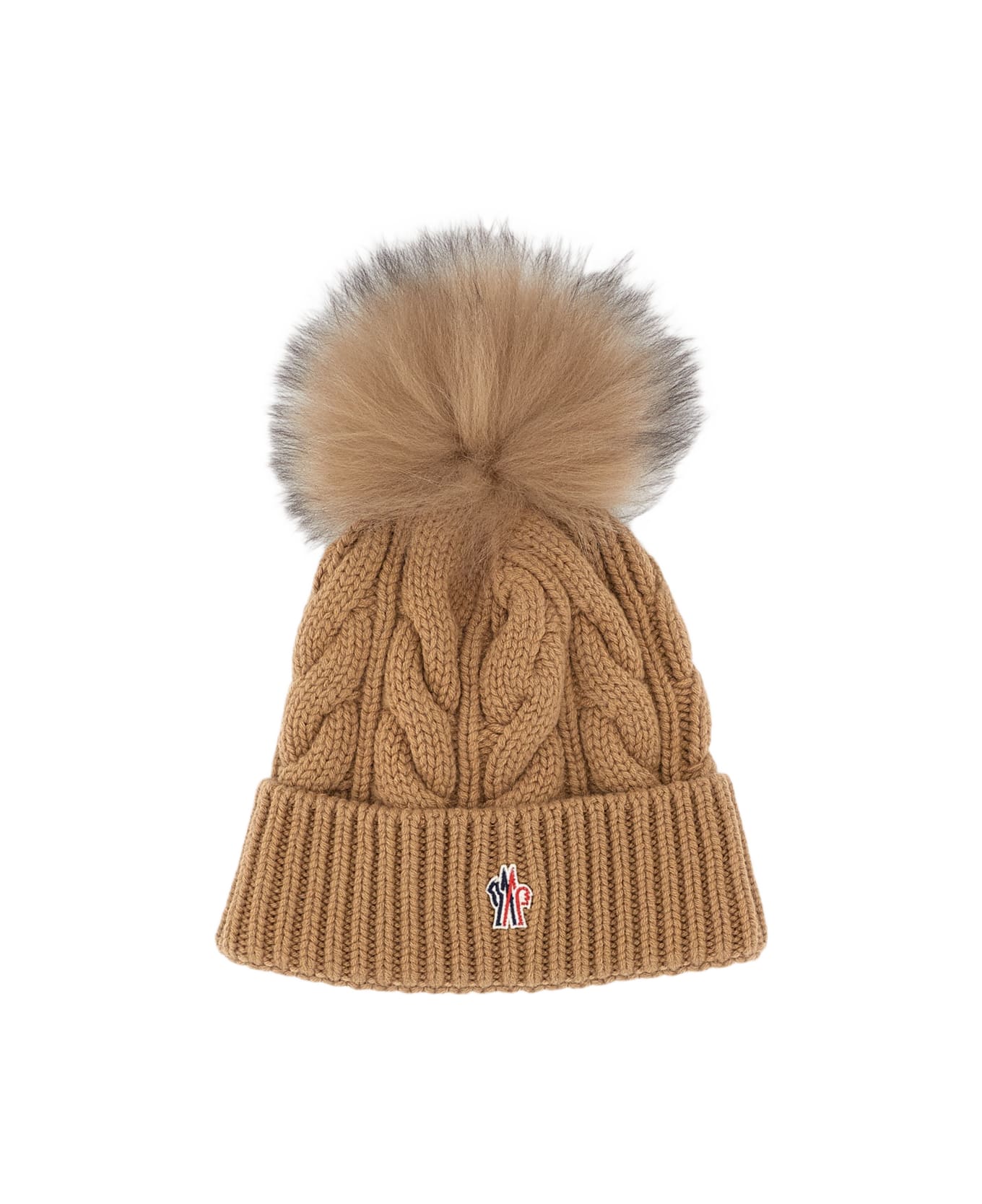 Moncler Grenoble Wool Hat - BEIGE