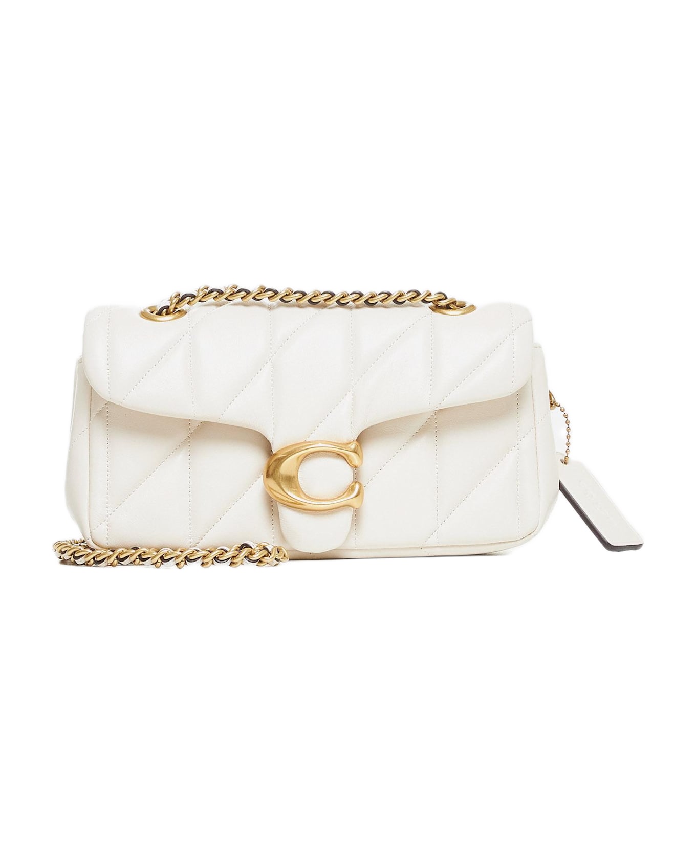 Coach Tabby 20 Nappa Leather Shoulder Bag - White