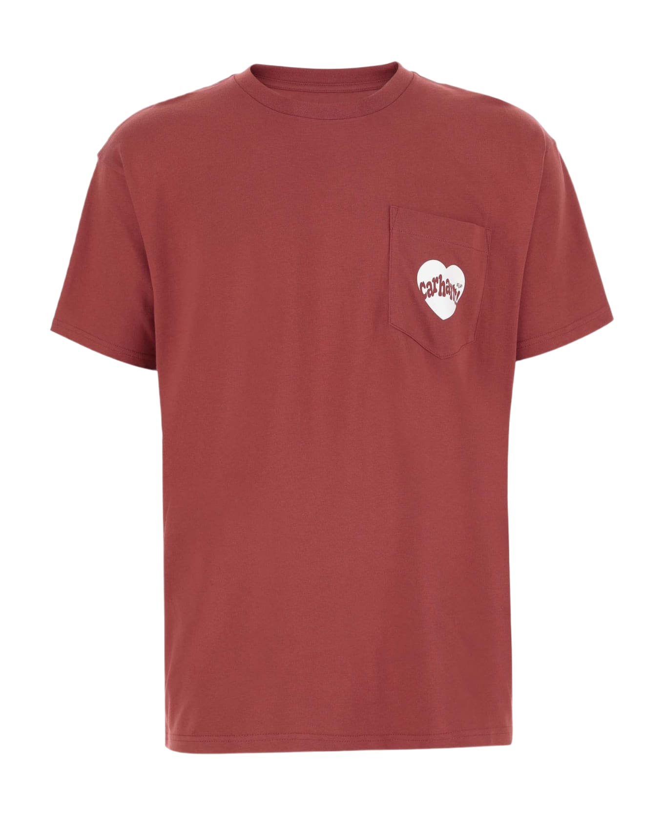 Carhartt Cotton T-shirt With Logo - Red