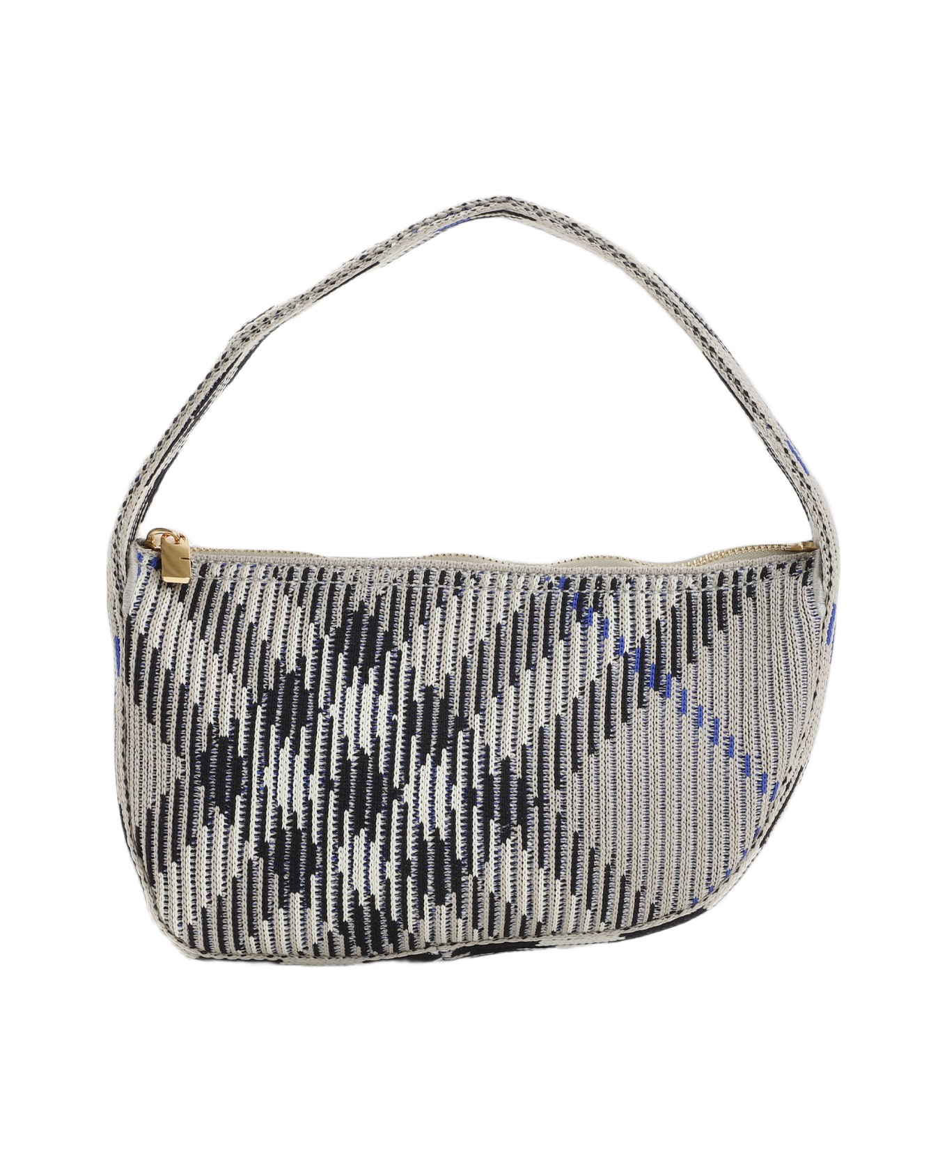 Burberry Check Baguette Bag - Lichen