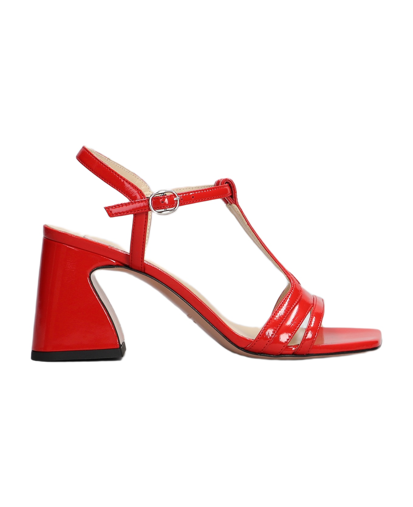 Marc Ellis Sandals In Red Leather - red