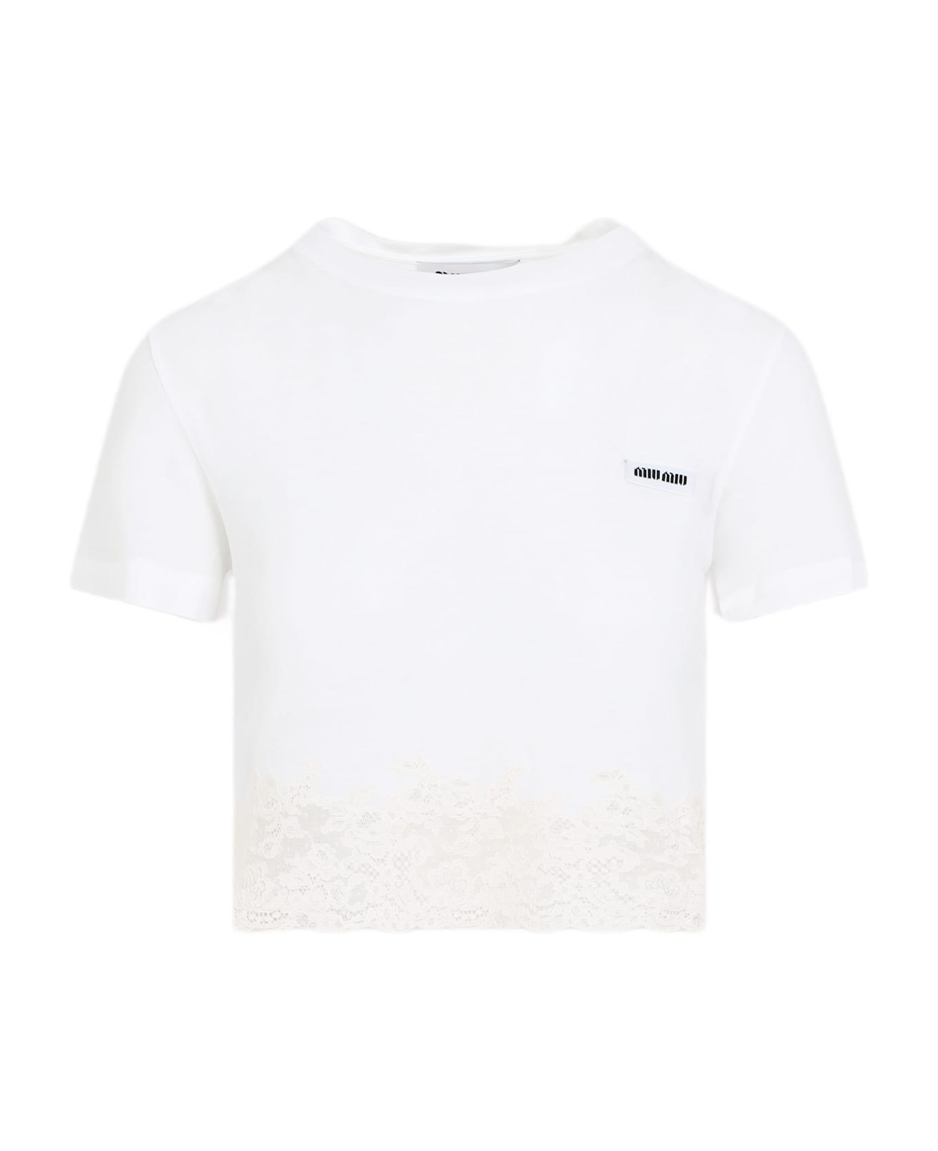 Miu Miu T-shirt - Bianco