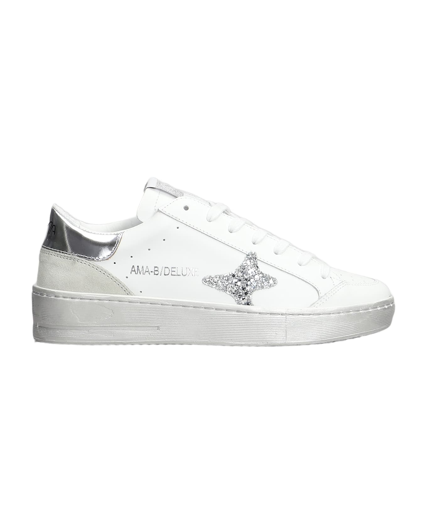 AMA-BRAND Sneakers In White Leather - white