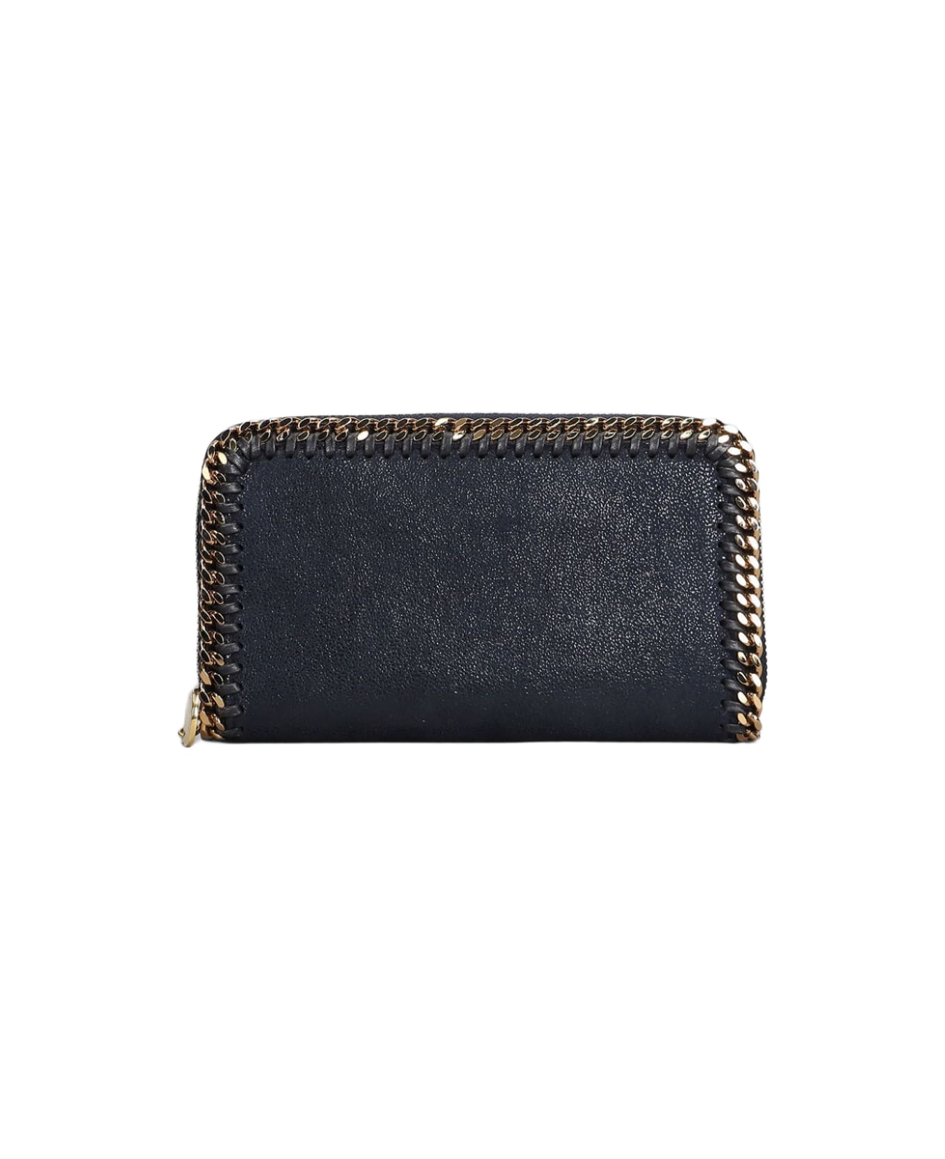 Stella McCartney Falabella Wallet In Blue Polyester - blue