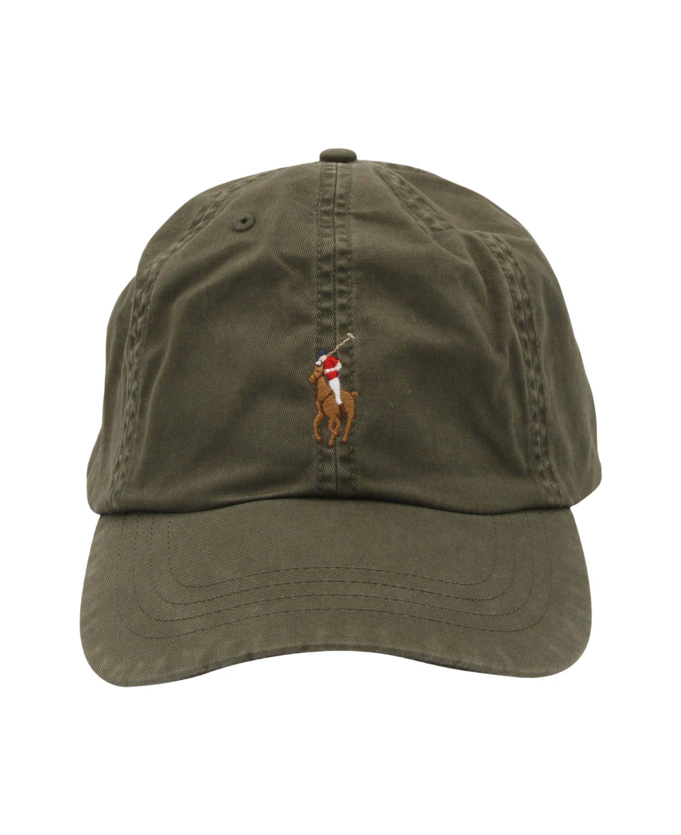 Polo Ralph Lauren Military Green Cotton Hat - ARMADILLO 帽子