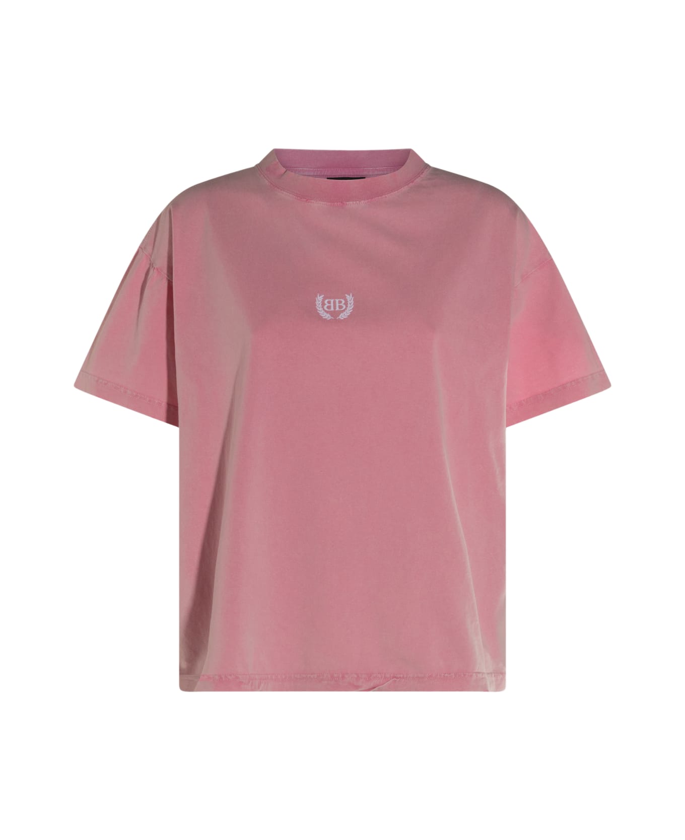 Balenciaga Pink Cotton T-shirt - Pink