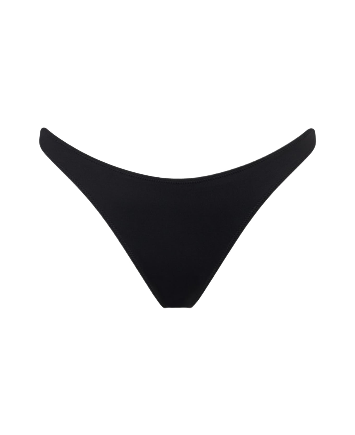MC2 Saint Barth Woman Black Cheeky Swim Briefs - BLACK
