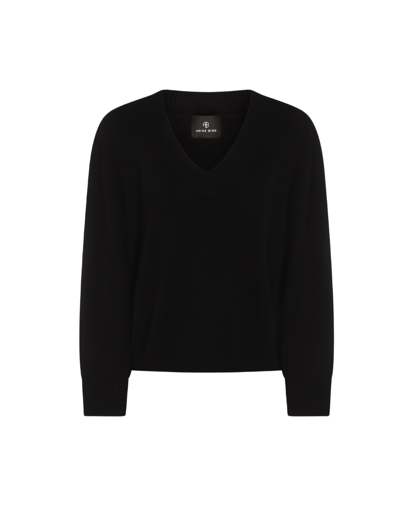 Anine Bing Black Cashmere Knitwear - Black