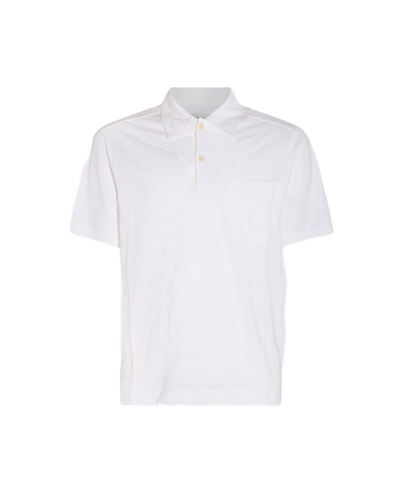 Dries Van Noten White Cotton Polo Shirt - White