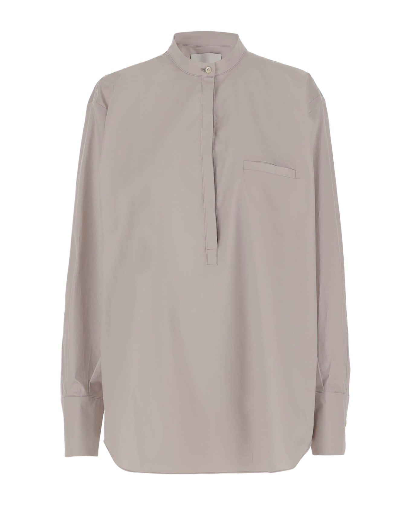 Sa Su Phi Cotton Baloon Shirt - Beige