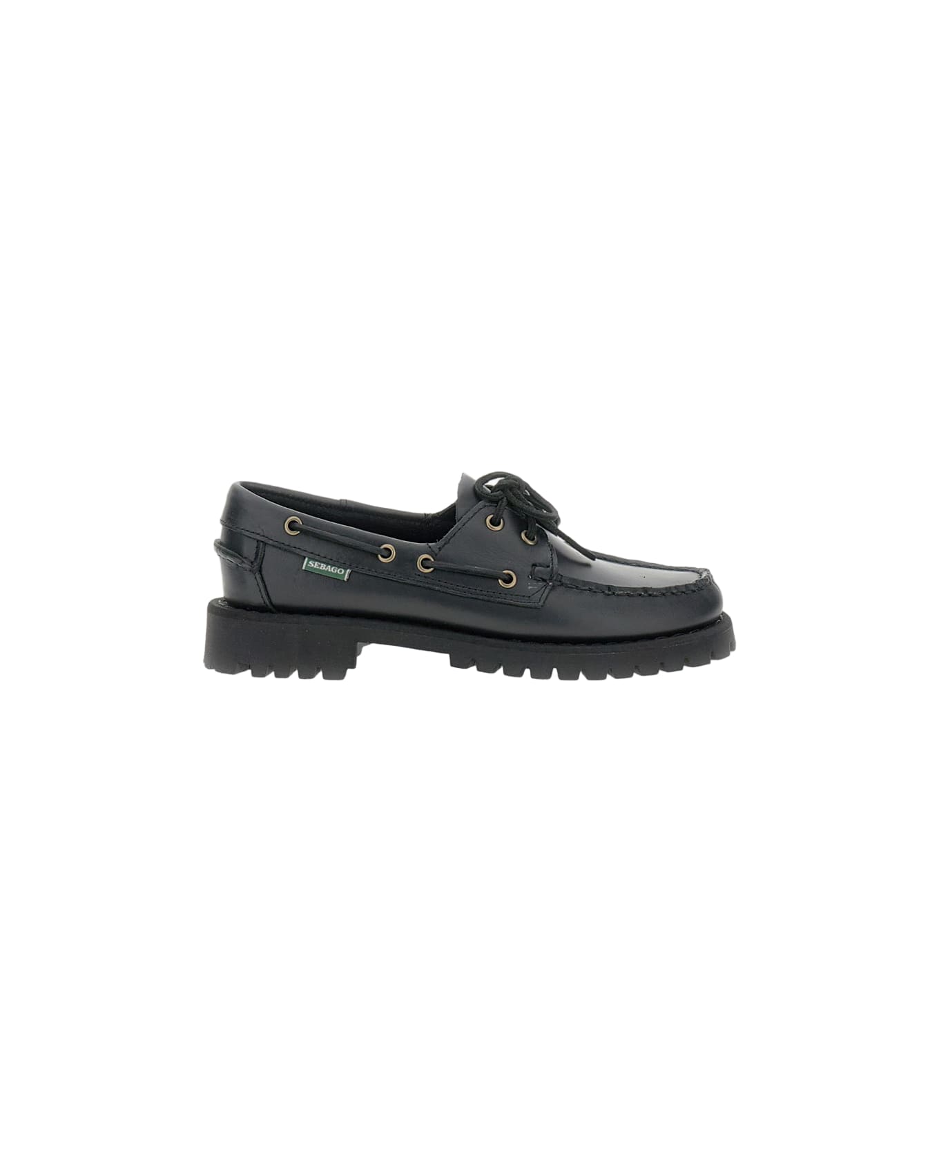 Sebago Ranger Waxy Moccasin - Black