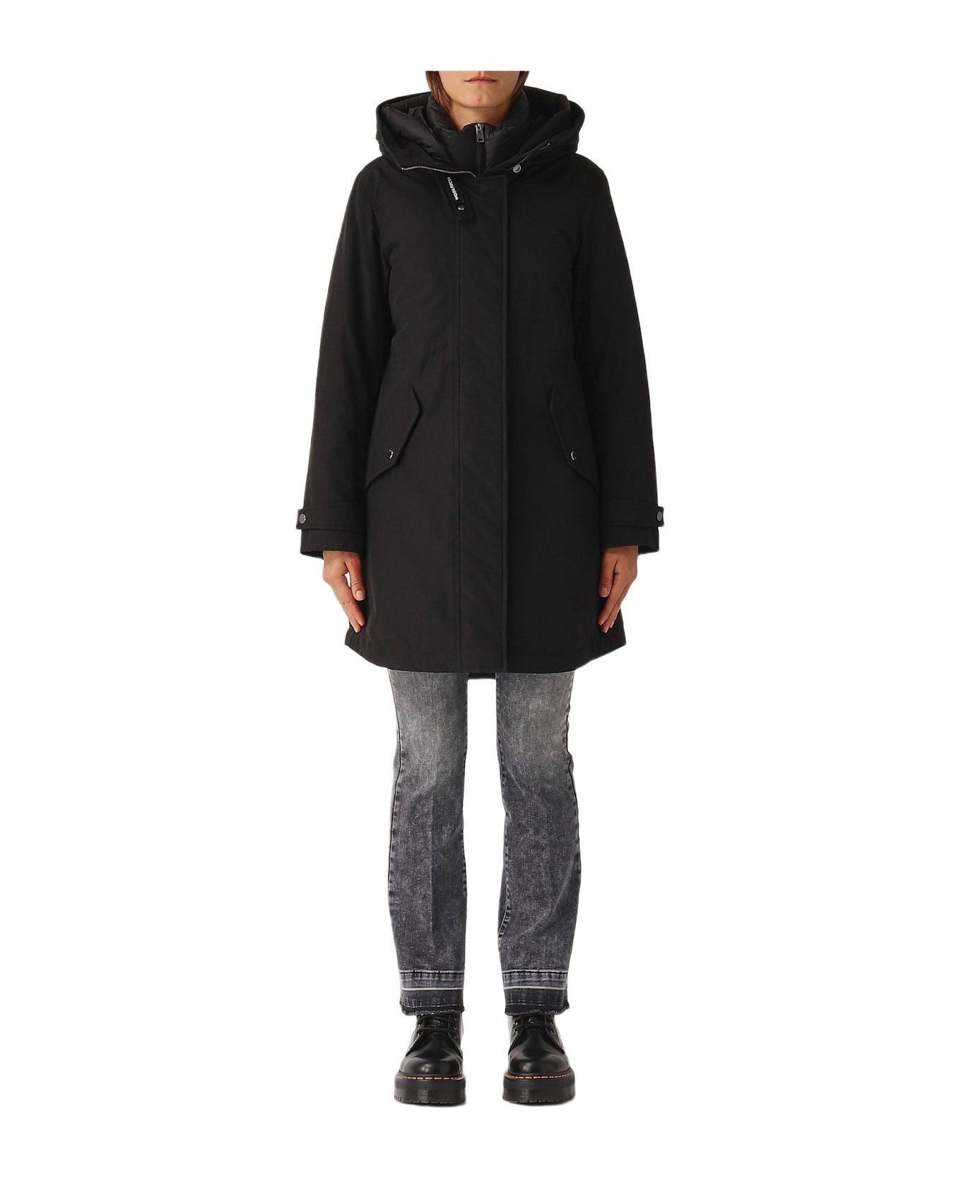 Woolrich Authentic 3 In 1 Parka Jacket - NERO