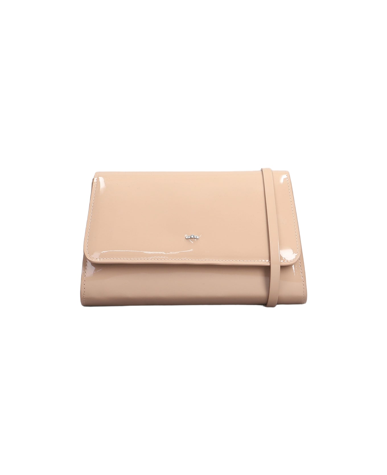 Giuseppe Zanotti Cleopatra Clutch In Powder Patent Leather - powder