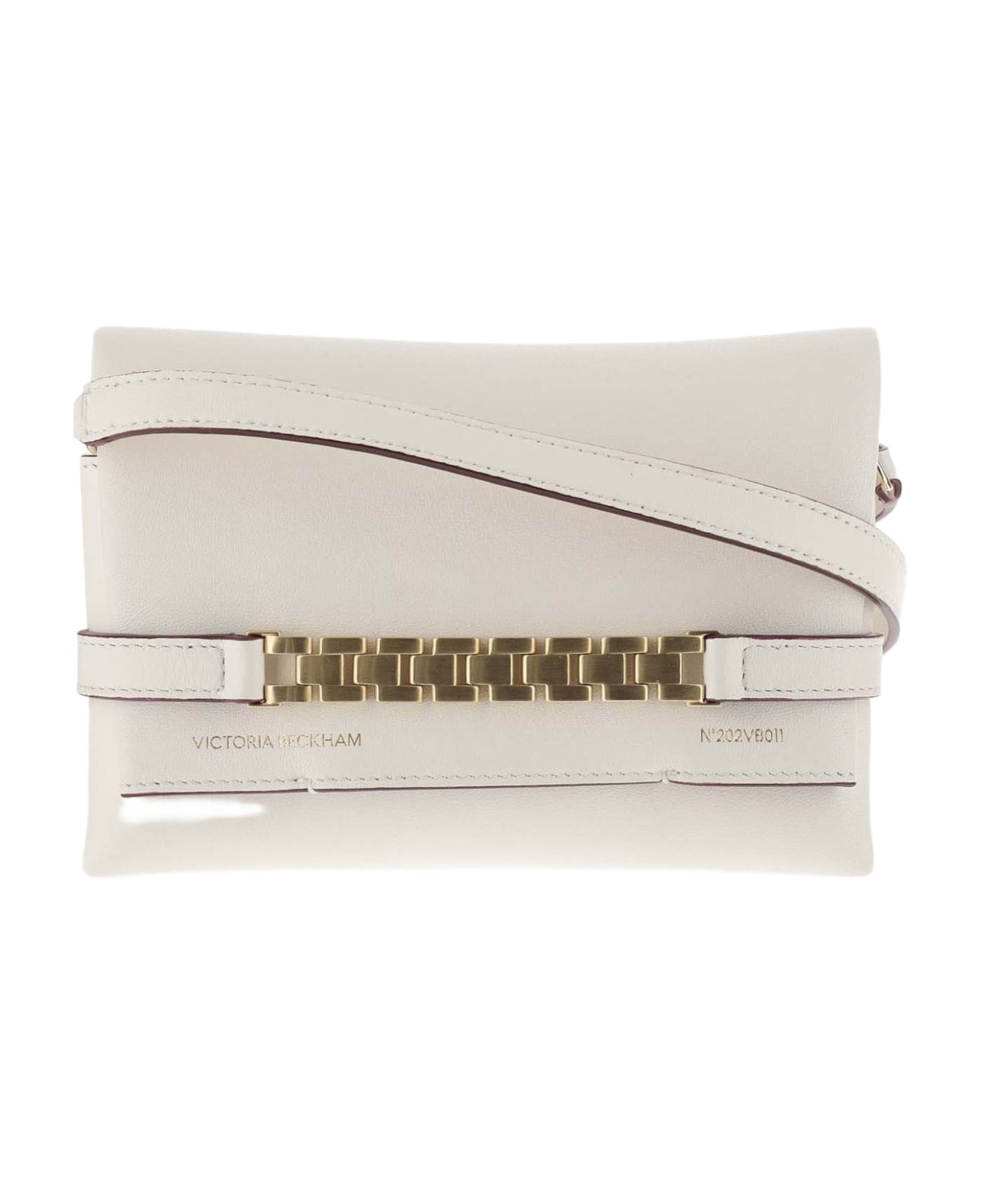 Victoria Beckham Shoulder Bag With Chain - Bianco ショルダーバッグ