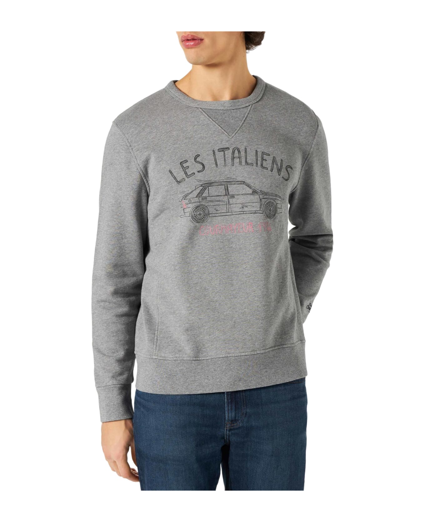MC2 Saint Barth Cotton Sweatshirt With Les Italiens Print - unknown