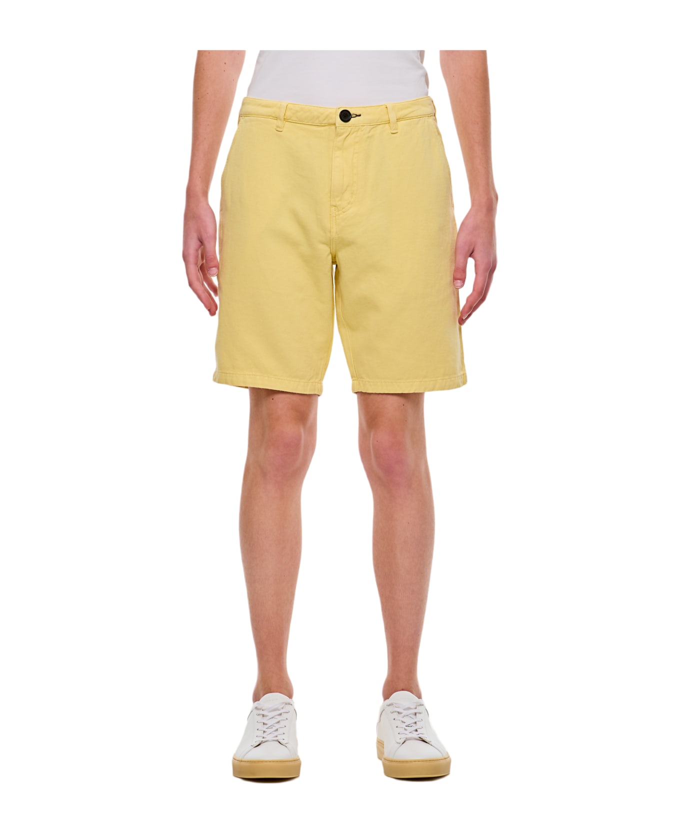 Paul Smith Cotton Shorts - Yellow