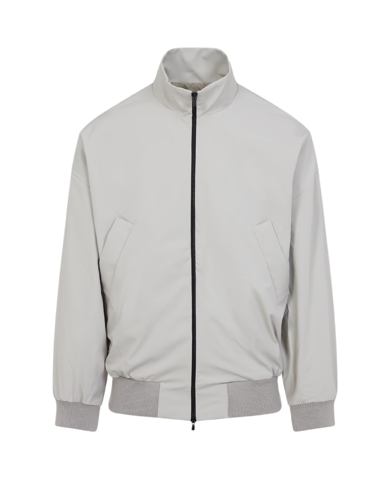 Fear of God High Neck Track Jacket - Cement
