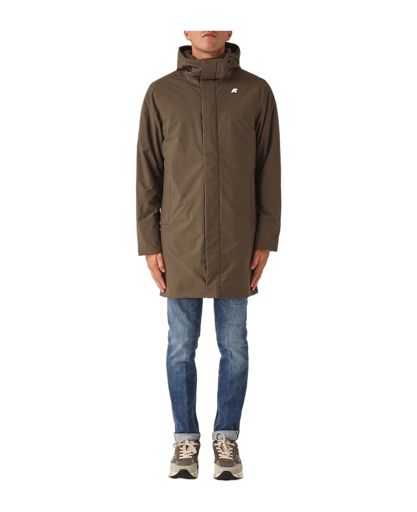 K-Way Thomas Warm Ottoman Jacket - MARRONE