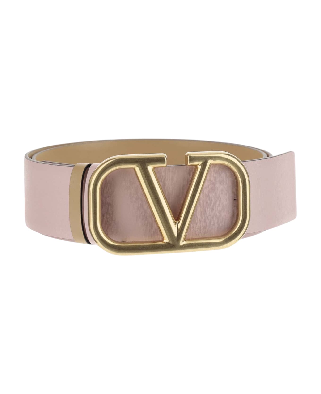 Valentino Garavani Vlogo Signature Reversible Belt - Pink
