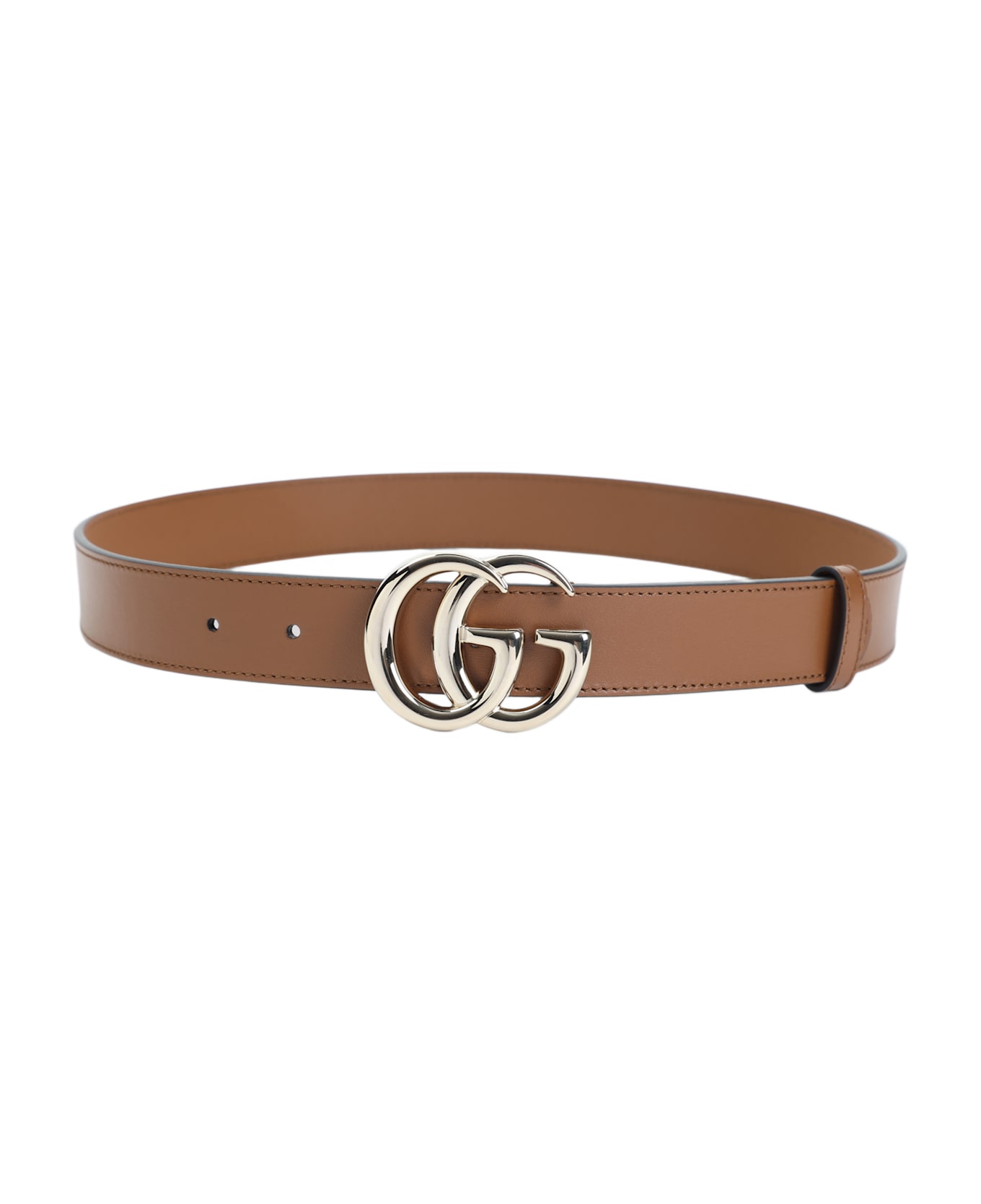 Gucci 3 Cm Gg Gold Belt - Sundial