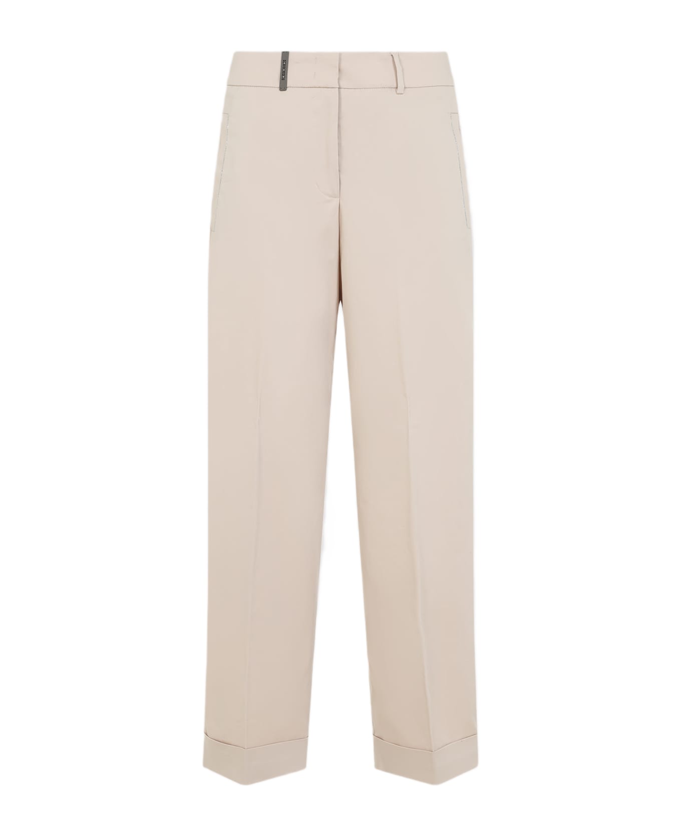 Peserico Cotton Pants - Beige Ambrato