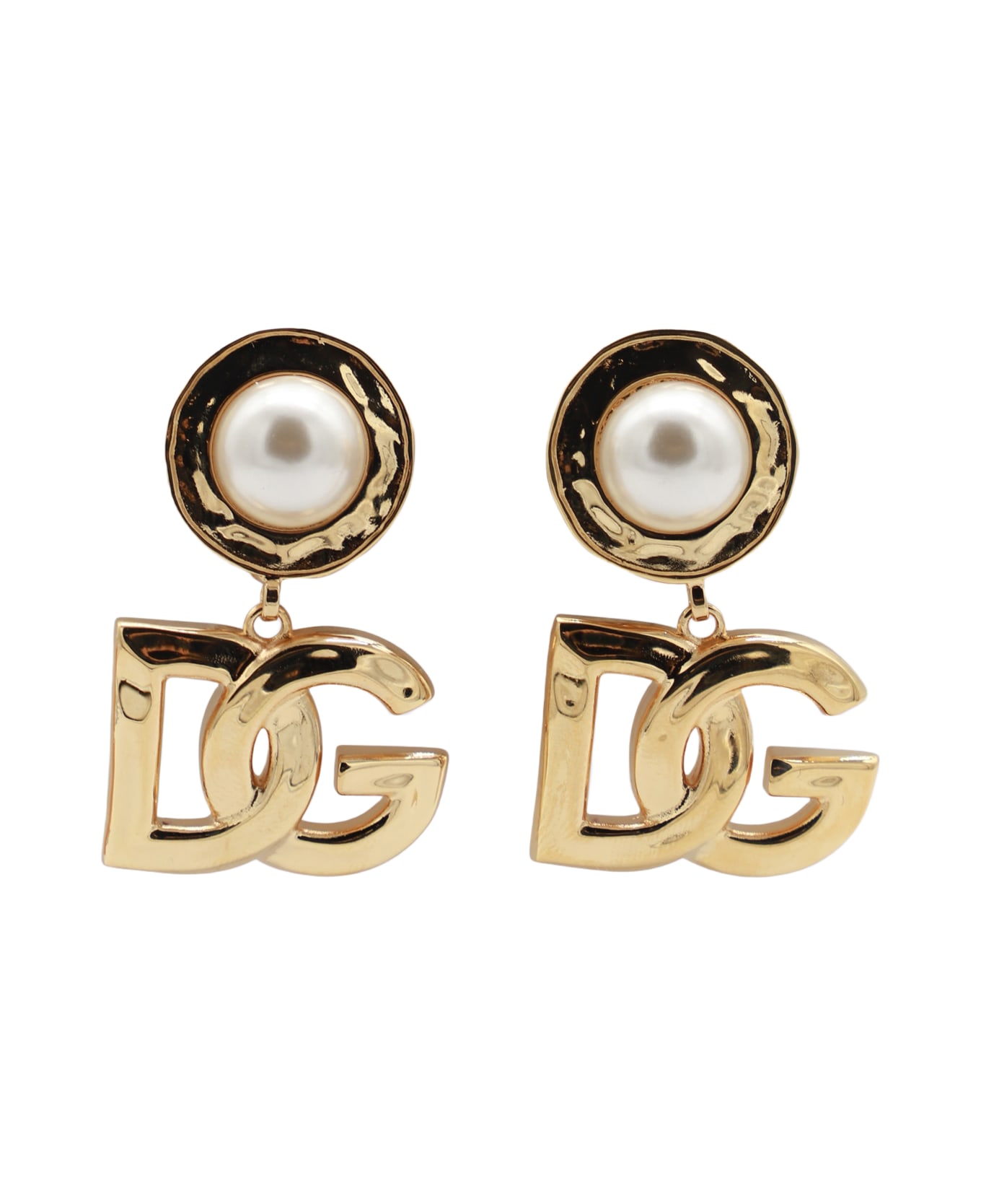 Dolce & Gabbana Gold Tone Metal Earrings - GOLD