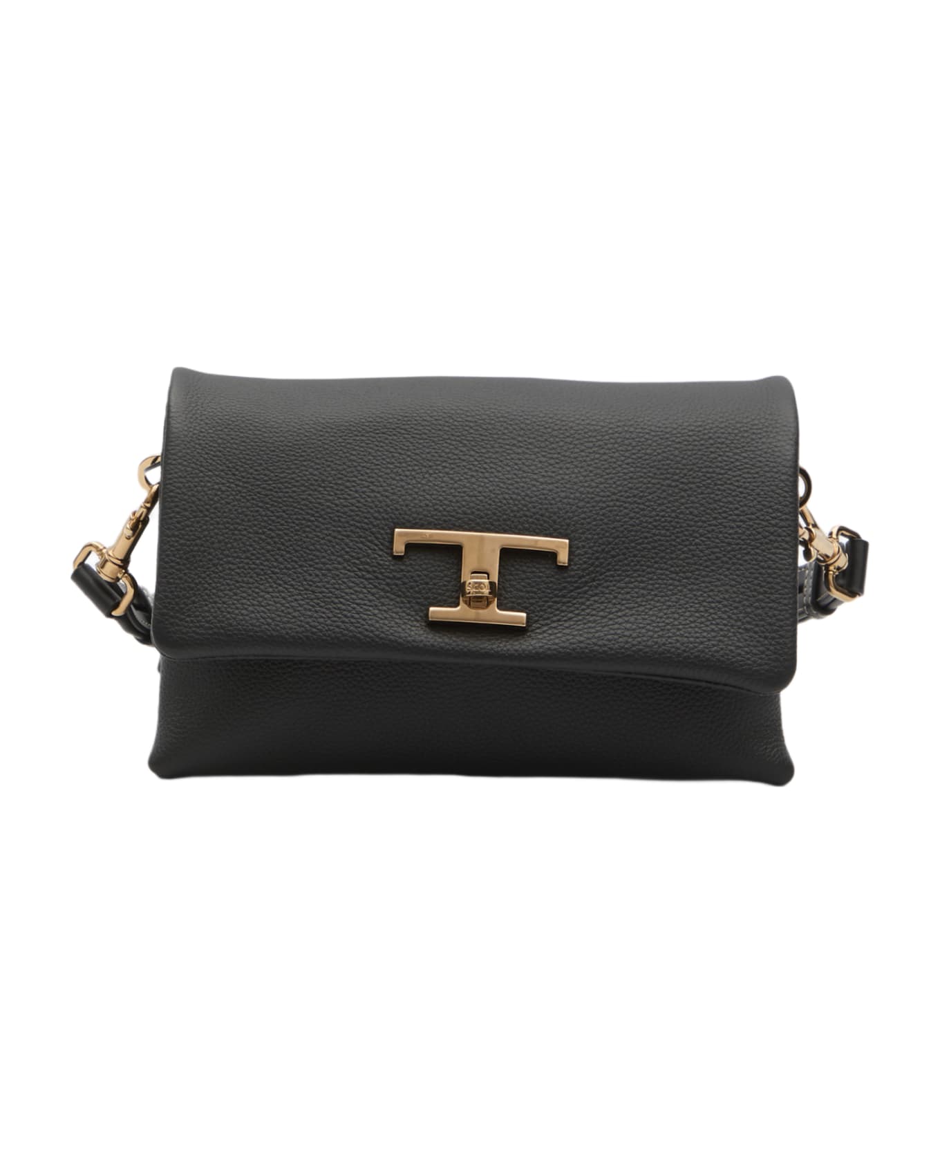 Tod's Flap T Timeless Mini Bag - BLACK