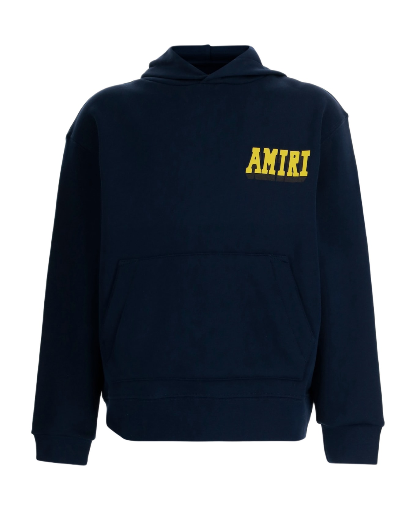 AMIRI Cotton Sweatshirt With Print And Logo - Blue