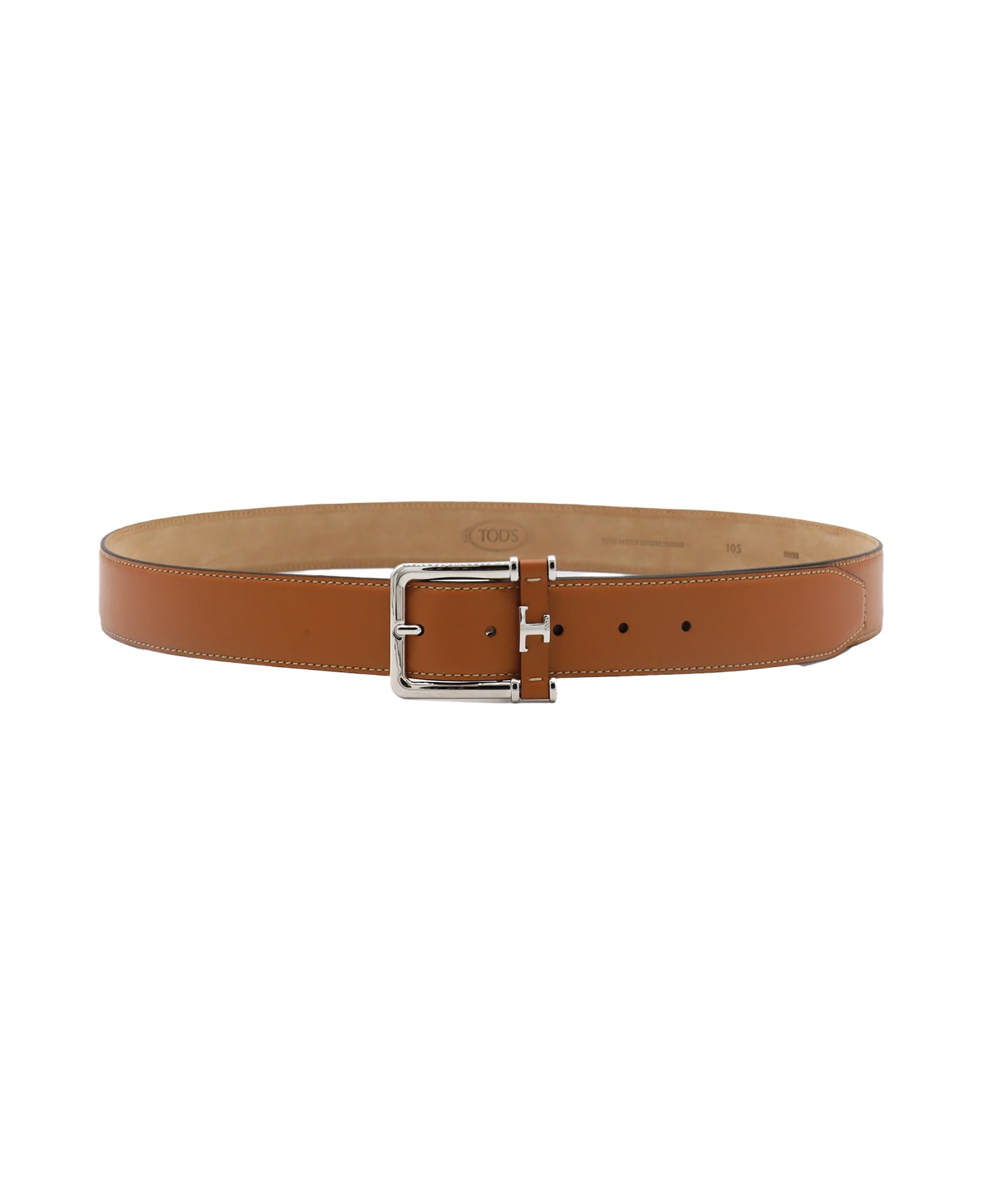 Tod's Brown Leather Belt - KENIA SCURO