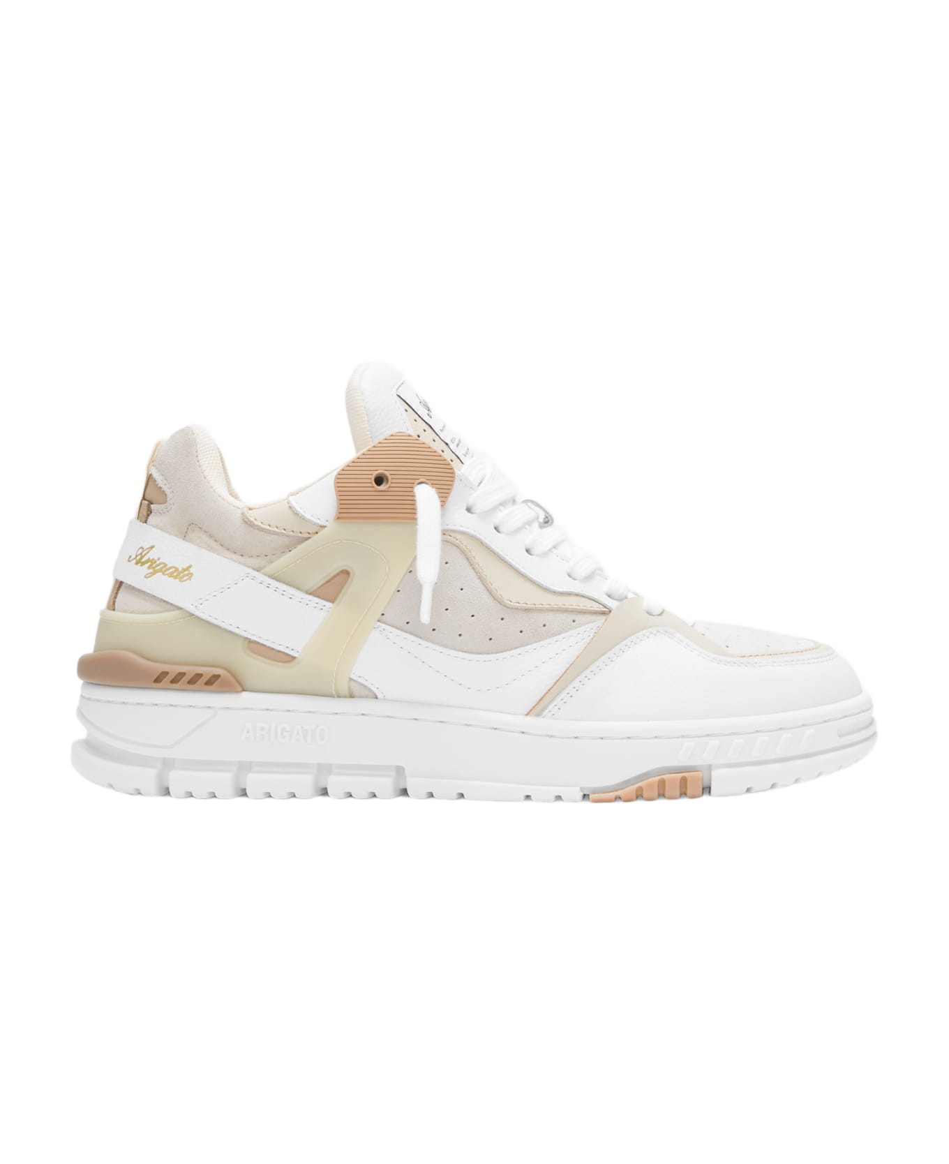 Axel Arigato Astro Sneaker White and beige leather 90s style low sneaker - Astro Sneaker - Bianco/beige スニーカー