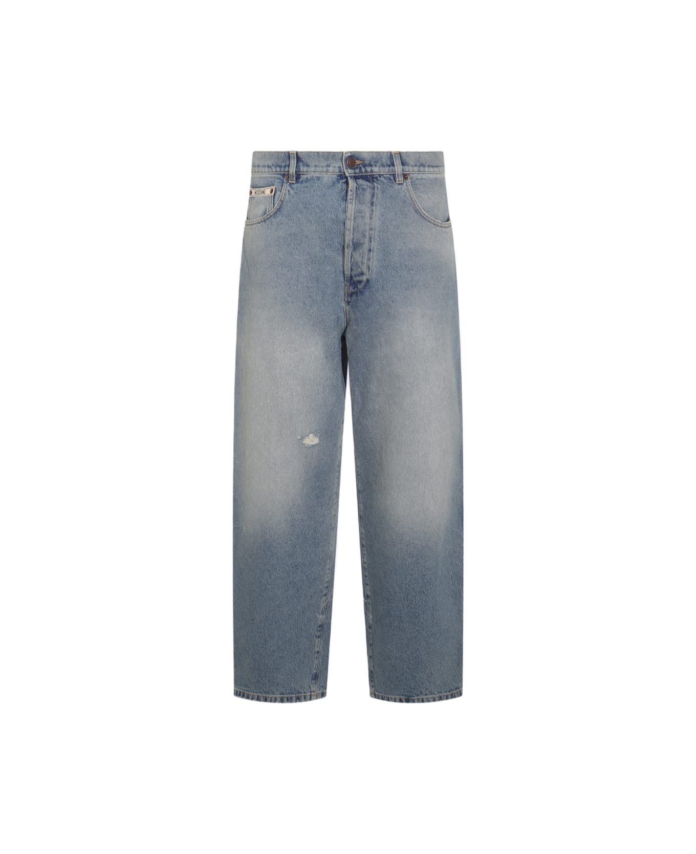 Moschino Blue Cotton Denim Jeans - Blue