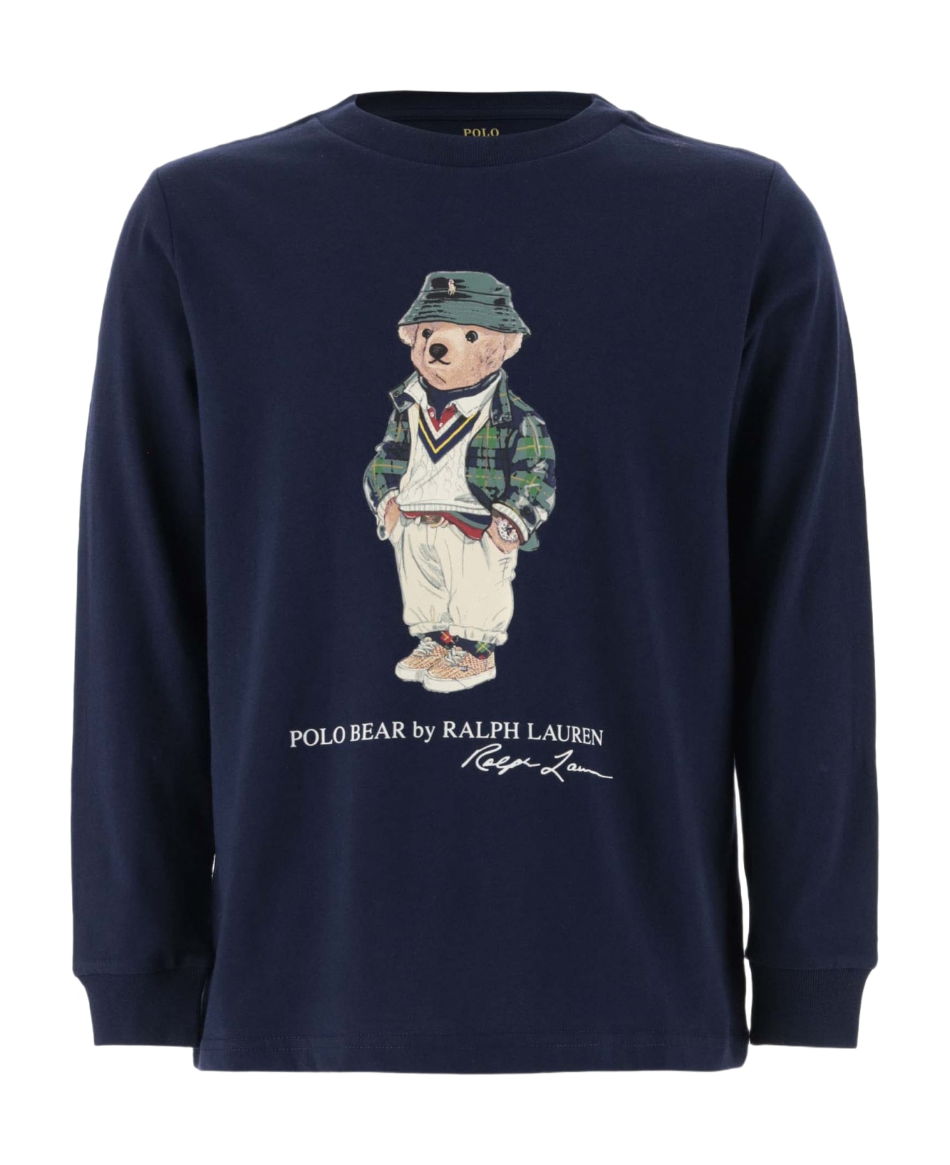 Ralph Lauren Cotton Polo Bear Sweatshirt