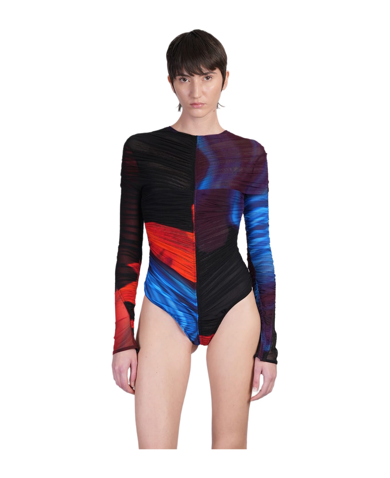 Mugler Body In Multicolor Polyamide - multicolor