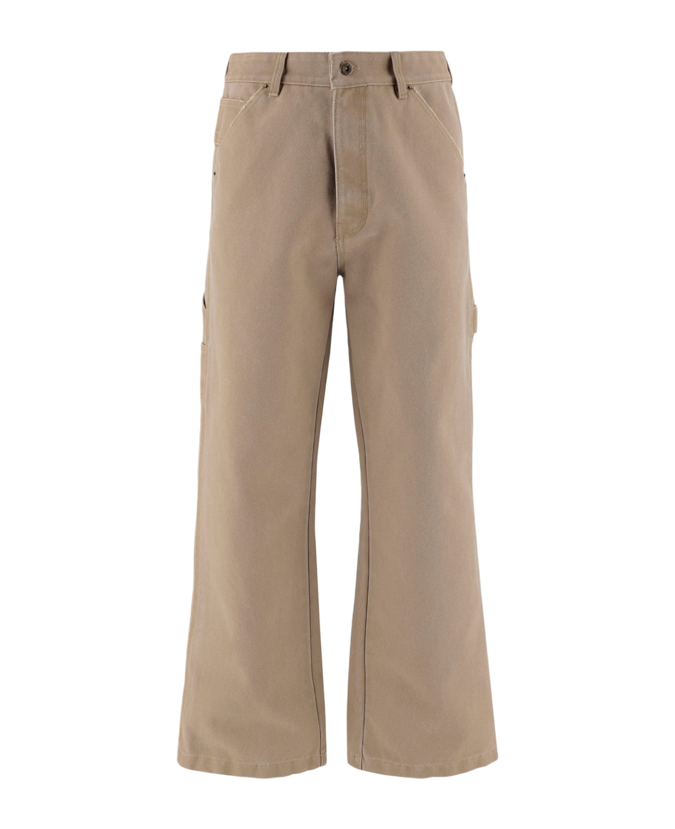 WE11 DONE Cotton Blend Pants - Beige