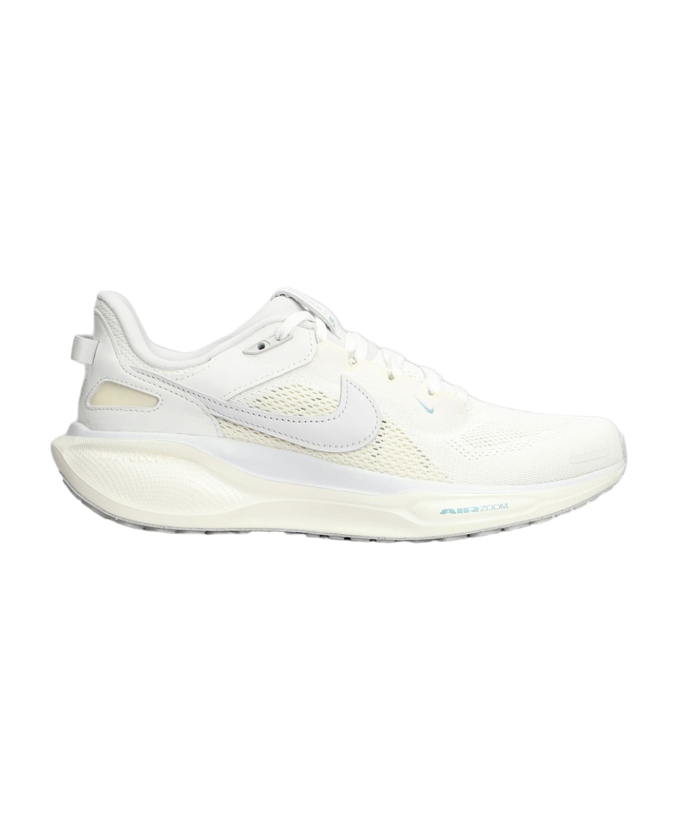 Nike Air Zoom Pegasus 41 Sneakers In White Leather And Fabric - white