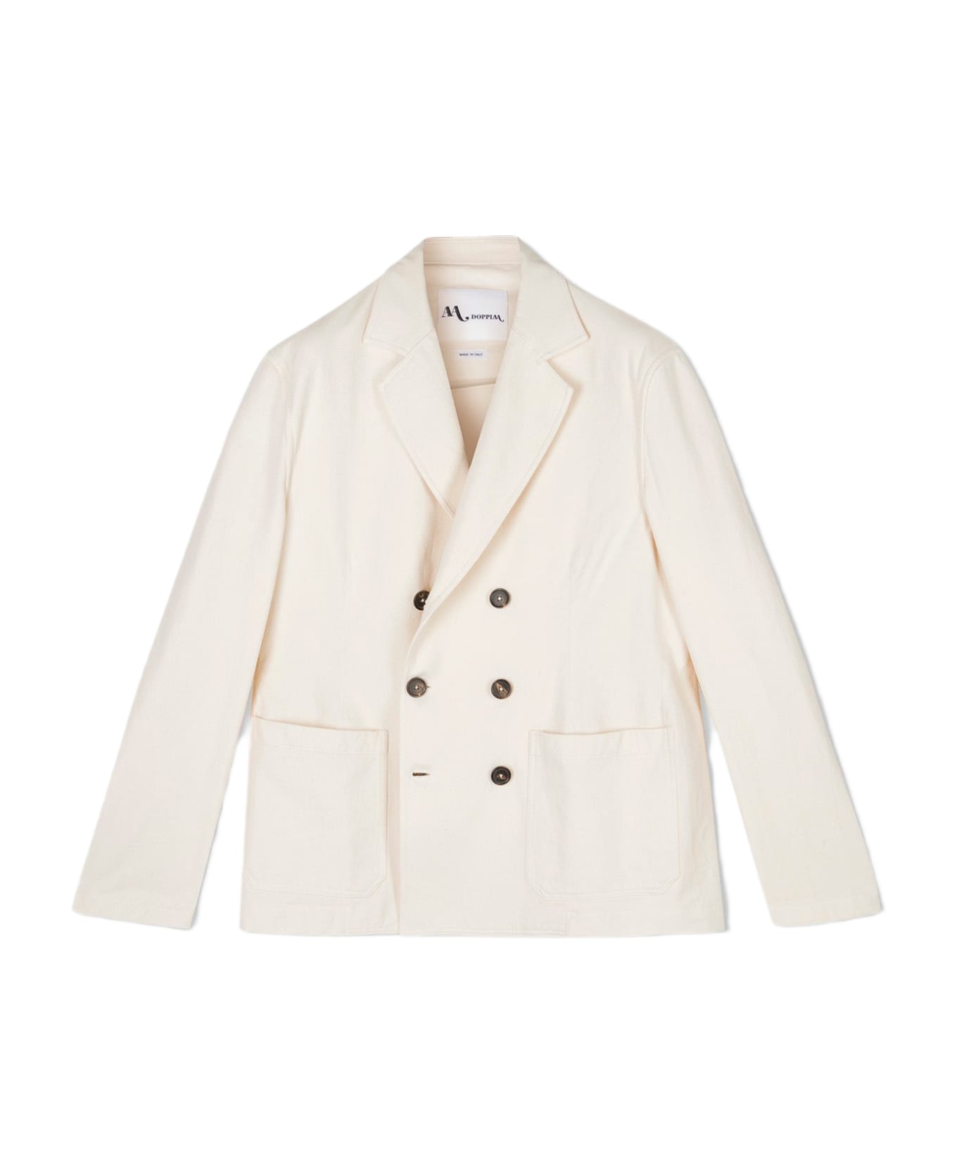 doppiaa Aansonia Cotton Double Breasted Blazer