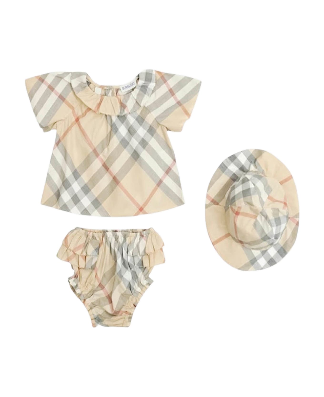Burberry 3-piece Baby Set - Red