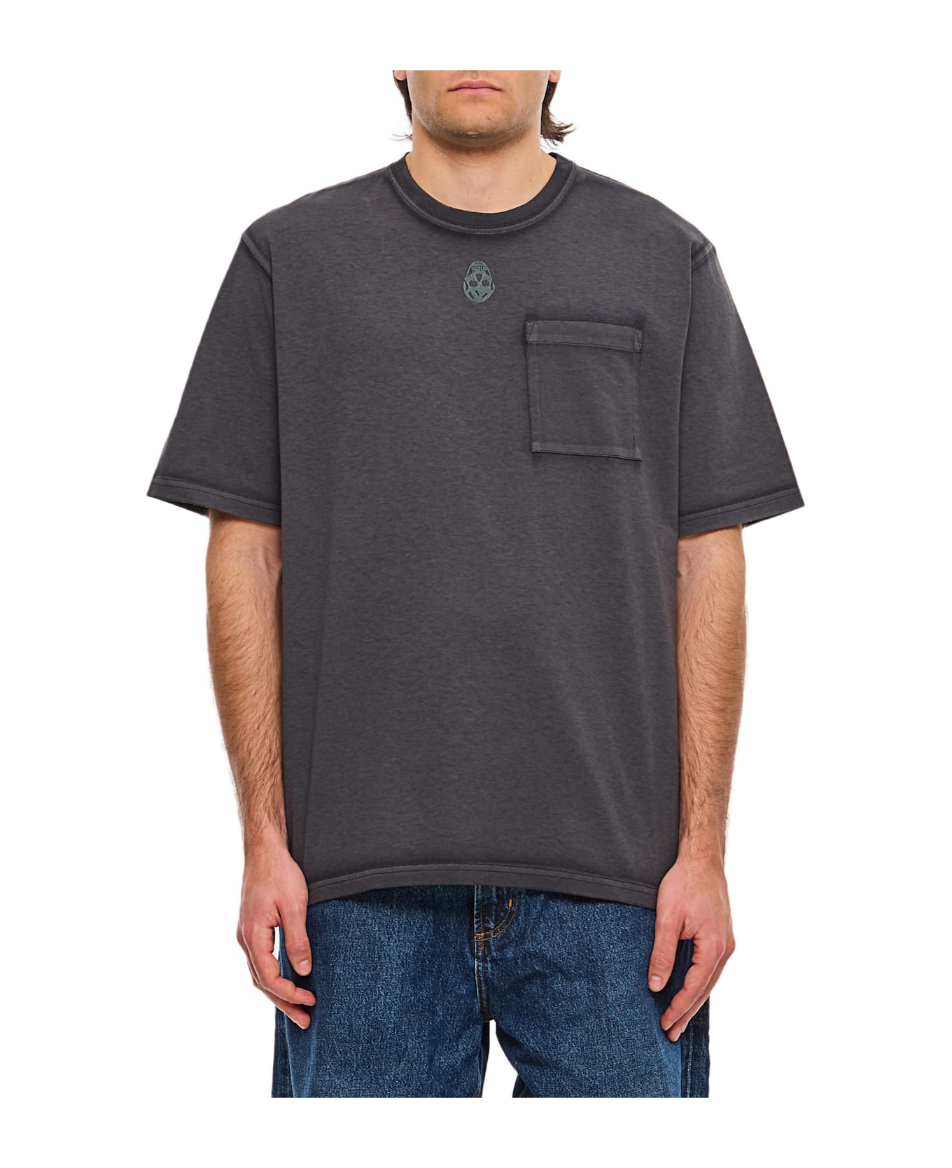 Alexander McQueen T-shirt Bleach - Black