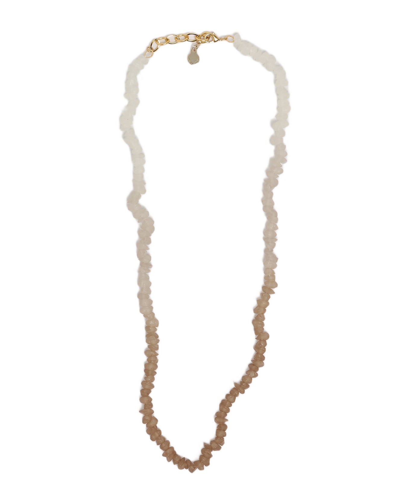 Emporio Armani Collana Lunga Effetto Sfumato Necklace - Sand Cinnamon