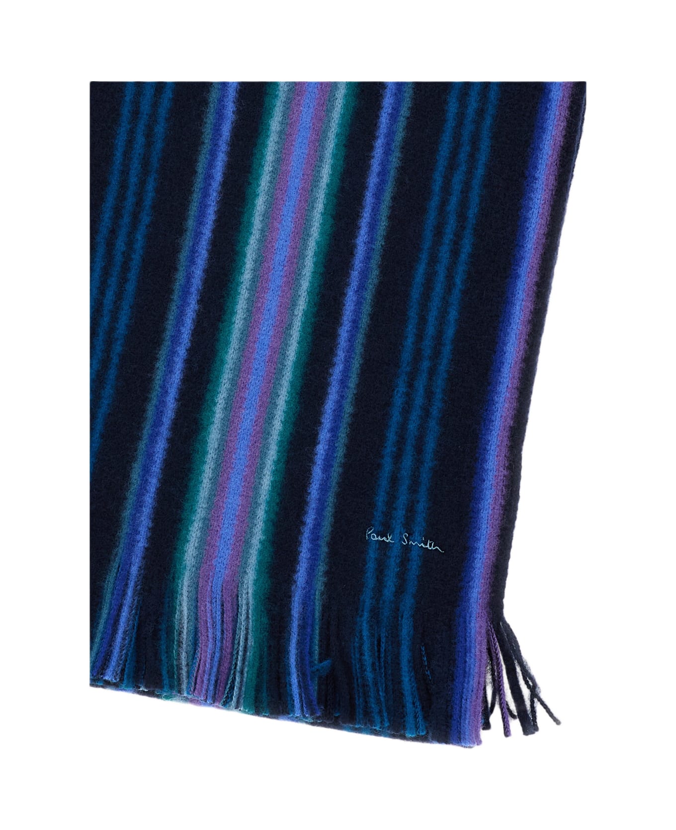 Paul Smith 
signature Stripe
 Scarf - Blue