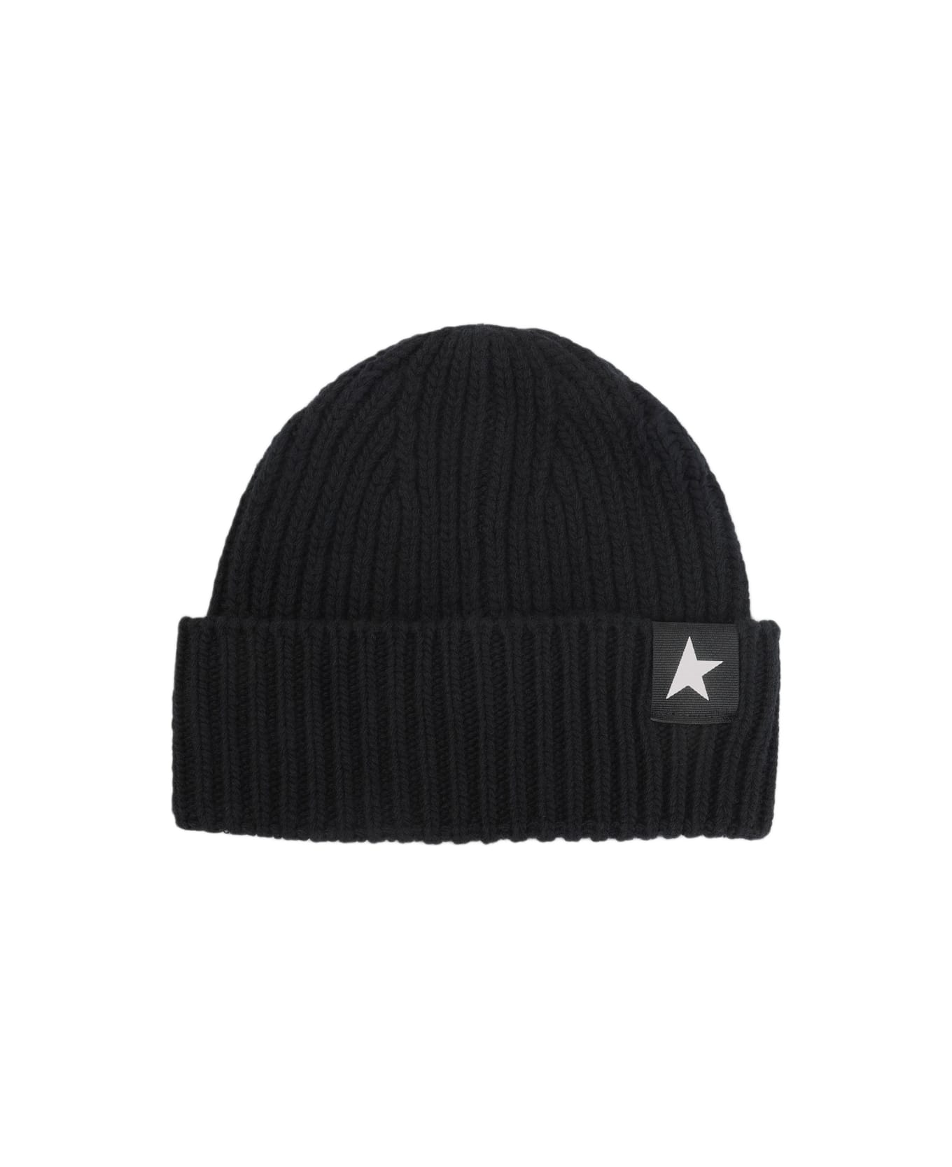 Golden Goose Star Beanie - Black